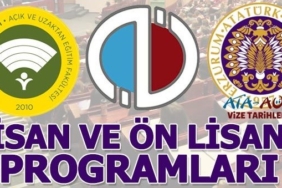 Açıköğretim Bölümleri Açıköğretim Bölümleri