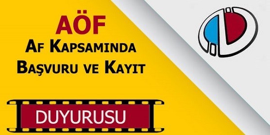 Aof Af Kapsamında Kayıt