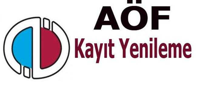 aof kayit yenileme