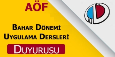 aof uygulama dersleri