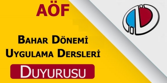 Açıköğretim Uygulama Dersleri Açıköğretim Uygulama Dersleri