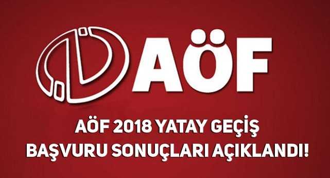 Aof Yatay Geçiş