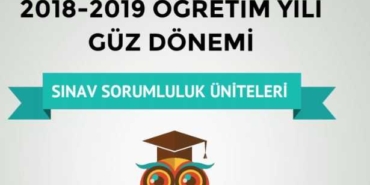 aof sinav sorumluluk uniteleri