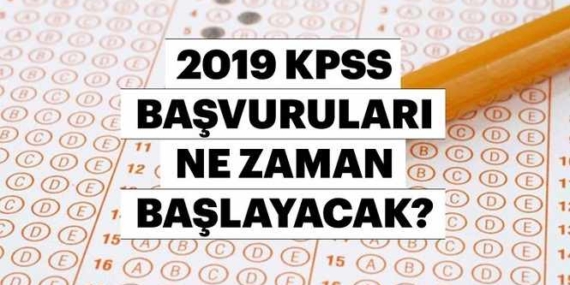 2019 KPSS Lisans Başvuruları Başlıyor