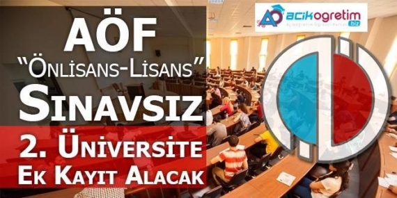 2019 – 2020 İkinci Üniversite Ek Kayıt Tarihleri ve İşlemleri
