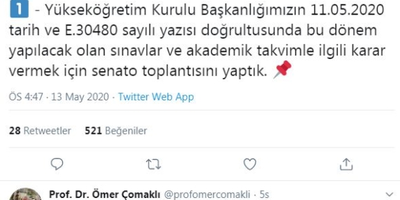 Atatürk Üniversitesi Ata-Aof Final Sınavları Online Yapılacak