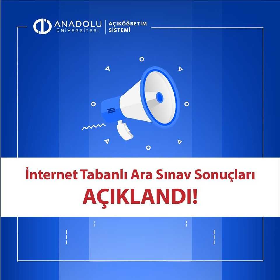 Online sınav sonuçları açıklandı