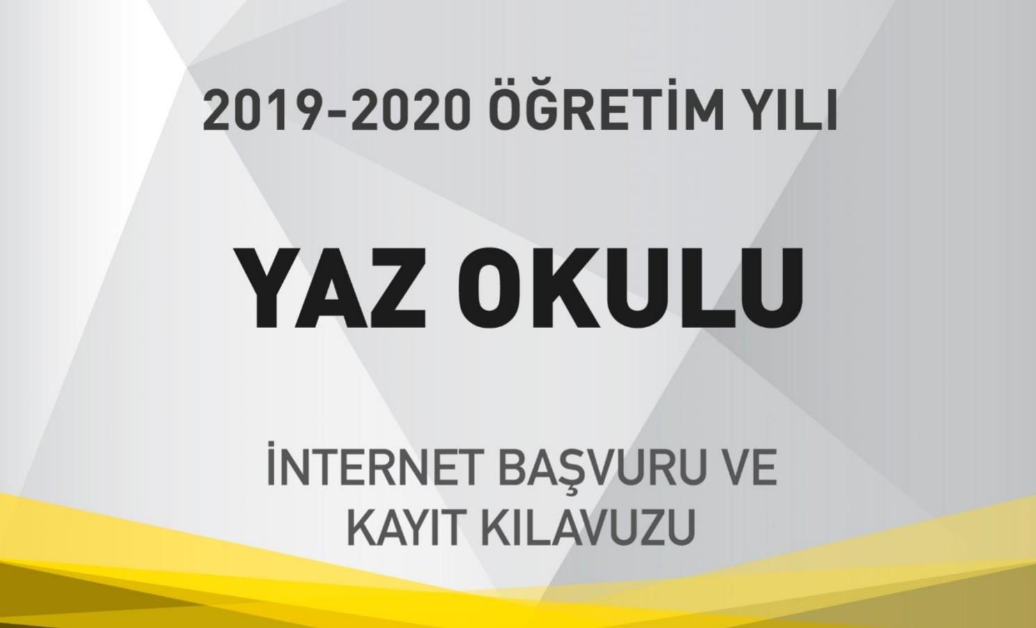 2020 yaz okulu