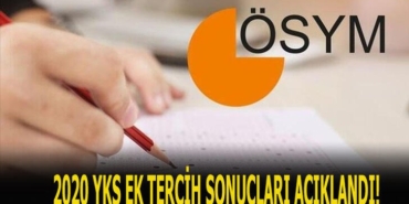 2020 yks ek tercih sonuclari