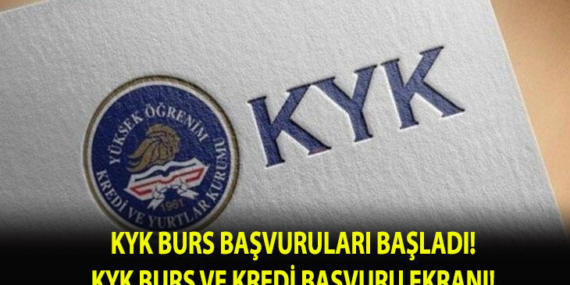 2020 – 2021 KYK  Burs Ve Öğrenim Kredisi Başvuruları Başladı