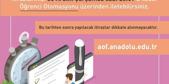 2020 – 2021 Güz Dönemi Arasınavlarına İtiraz Etme
