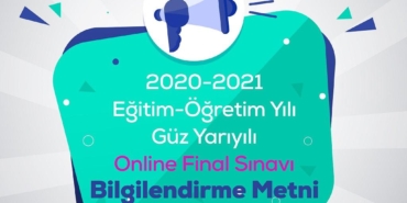 AtaAof 2020-2021 Güz Dönemi Final Tarihleri Belli Oldu