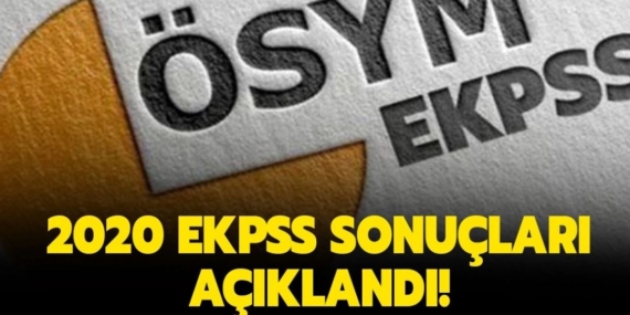 2020-EKPSS Sonuçları Açıklandı