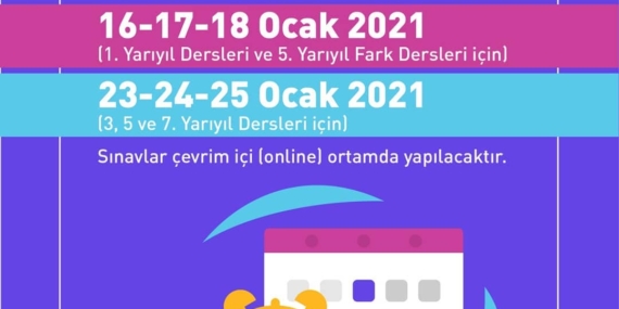 Açıköğretim 2020 – 2021 Güz Dönemi Online Final Sınavı Tarihleri