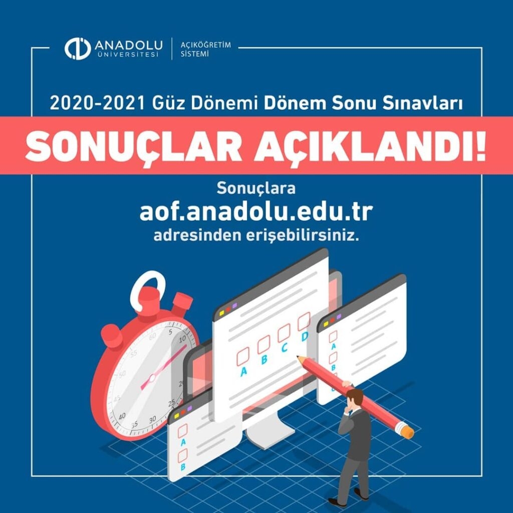 2020 - 2021 Güz Dönemi Final Sınavı Sonuçları Açıklandı