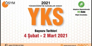 2021 YKS Başvuruları Başladı
