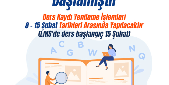 2020 – 2021 ATA AOF Bahar Dönemi Ders Kayıtları Başladı