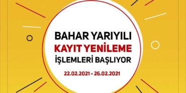AUZEF Kayıt Yenileme İşlemleri 22-26 Şubat Tarihlerinde Yapılacak