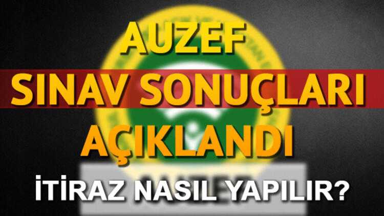 AUZEF Telafi Sınavı Sonuçları Açıklandı