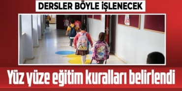 MEB Yüz Yüze Eğitim Usul ve Esaslarını Yayımladı