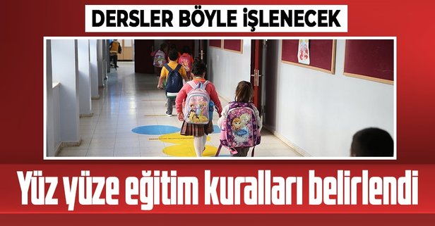 MEB Yüz Yüze Eğitim Usul ve Esaslarını Yayımladı MEB Yüz Yüze Eğitim Usul ve Esaslarını Yayımladı