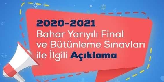 Ata Aof 2020 – 2021 Final ve Bütünleme Sınavları Online Yapılacak