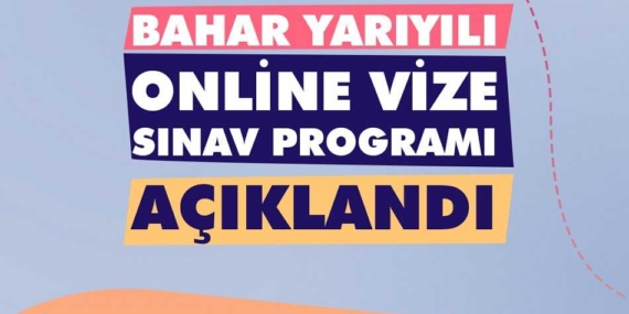 Ata Aof 2021 Bahar Dönemi Online Arasınav Programı