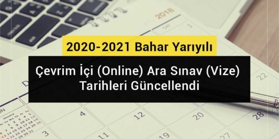 AUZEF 2021 Bahar Dönemi Arasınav Tarihleri Değişti