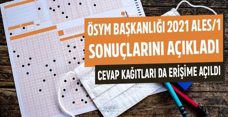 2021 Ales Sonuçları Açıklandı