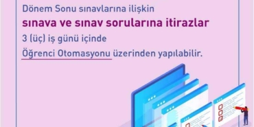 2021 Bahar Dönemi Final Sınavı 2. Oturum İtiraz İşlemleri