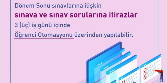 2021 Bahar Dönemi Final Sınavı 2. Oturum İtiraz İşlemleri