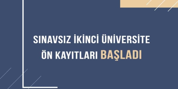 Ata Aof İkinci Üniversite Ön Kayıtları Başladı (2021)