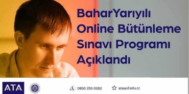 2021 Ata Aof Online Bütünleme Sınavı Programı