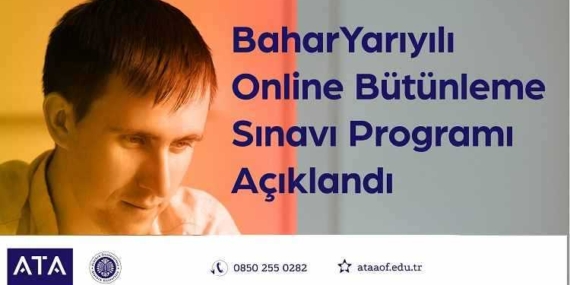 2021 Ata Aof Online Bütünleme Sınavı Programı