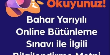 Ata Aof Online Bütünleme Sınavı 2021