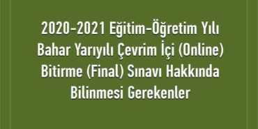 AUZEF 2021 Bahar Dönemi Final Sınavı Hakkında Merak Edilenler