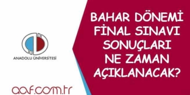 2021 Bahar Dönemi Online Final Sınavı Sonuçları Ne Zaman Açıklanacak?
