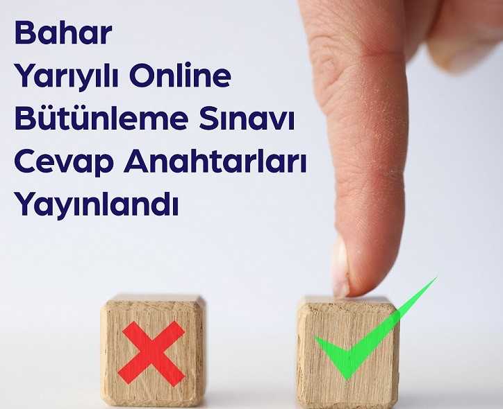 2021 Ata Aof Online Bütünleme Soru ve Cevapları Yayımlandı