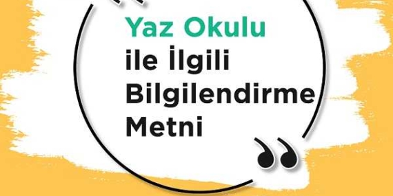 Ata Aof Yaz Okulu Bilgilendirme Duyurusu 2021