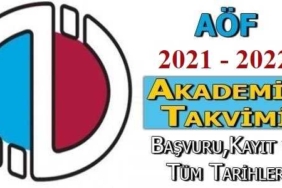 Açıköğretim Akademik Takvimi (2021 – 2022) Açıköğretim Akademik Takvimi (2021 – 2022)