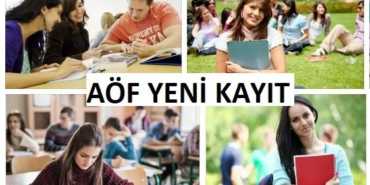 AÖF Yeni Kayıt