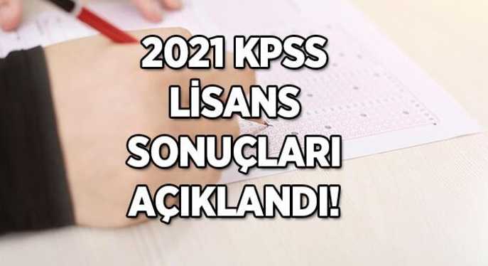 2021 KPSS Sonuçları