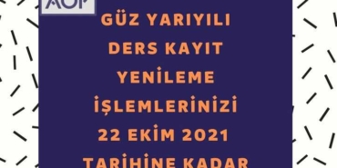 Ata Aof Kayıtları Uzatıldı