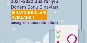 2021 - 2022 Güz Dönemi Final Sınavı Sonuçları