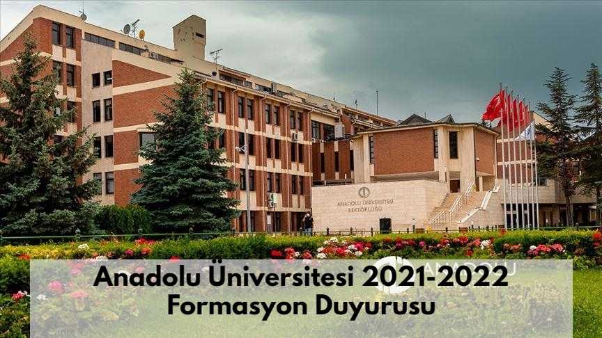 Anadolu Üniversitesi Pedagojik Formasyon