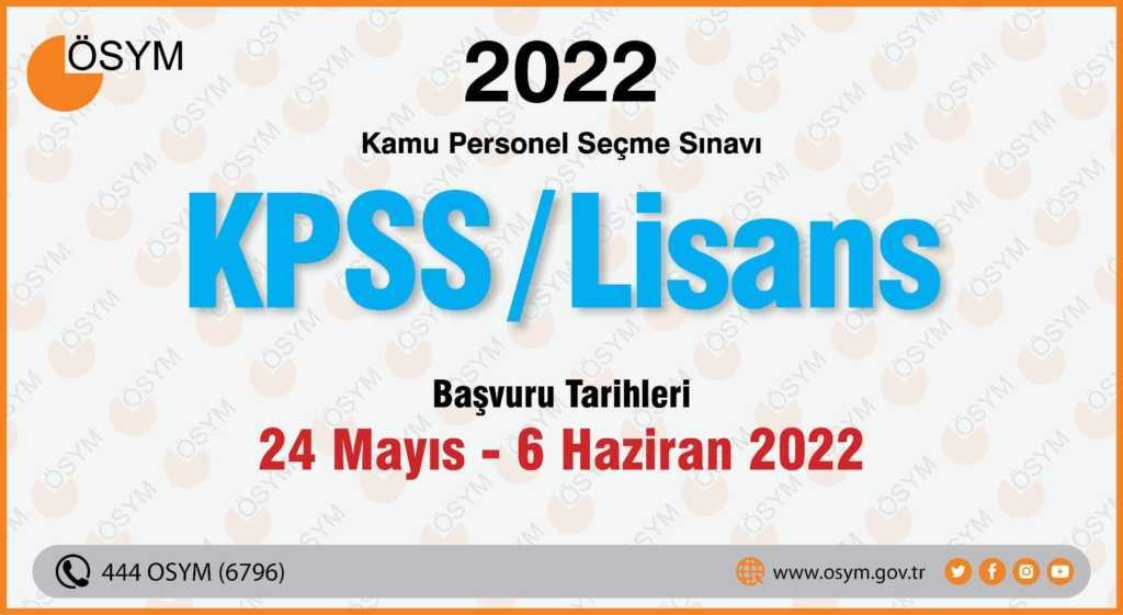 2022 KPSS Başvuruları