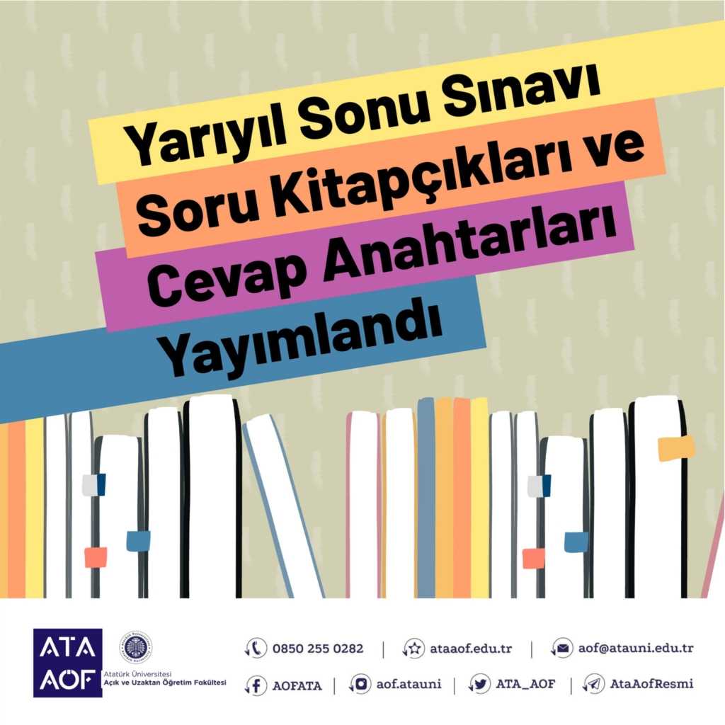 2022 ATAAOF Bahar Dönemi Soruları Yayımlandı