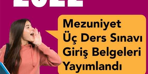 ATAAOF 2022 Üç Ders Sınavı Bilgilendirmesi