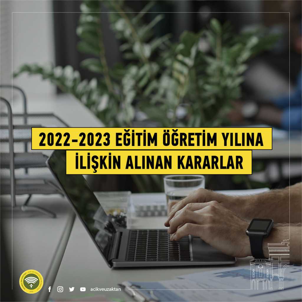 AUZEF 2023 Yılı Alınan Kararlar