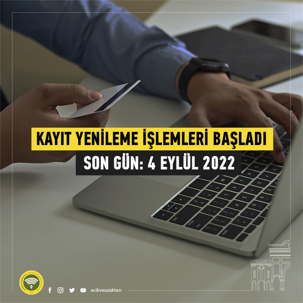 AUZEF 2022 Kayıt Yenileme İşlemleri
